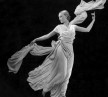 Woman in Crepe Romain Pajamas
