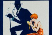 American Theatre Poster by Lou Mayer