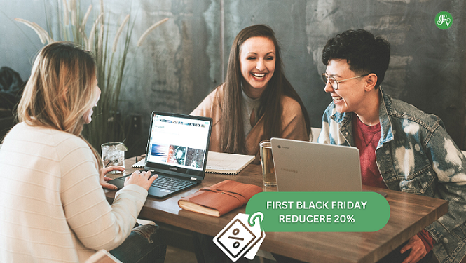 First Black Friday – 20% reducere la cursuri